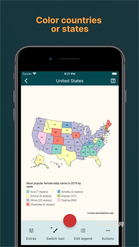MapChart app