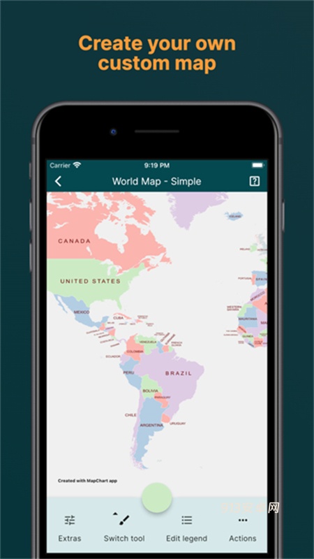 MapChart app