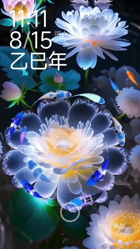 荷花锦鲤壁纸